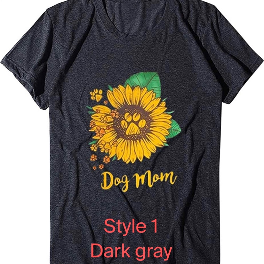 ❗️EXAMPLES ONLY❗️Dog Mom Sunflower shirts